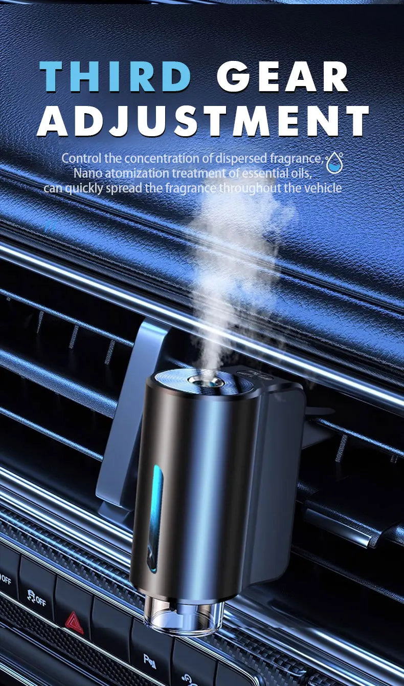 Car Electric Air Diffuser – Aromatherapy Mist & Odor Remover