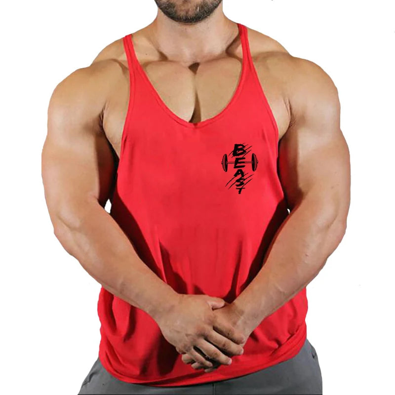 Men's Summer Cotton Fitness Tank Top