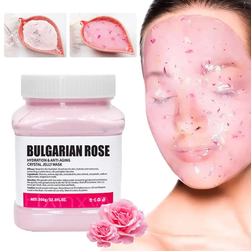 Professional Rose Jelly Face Mask – Hydrating Peel-Off Skincare