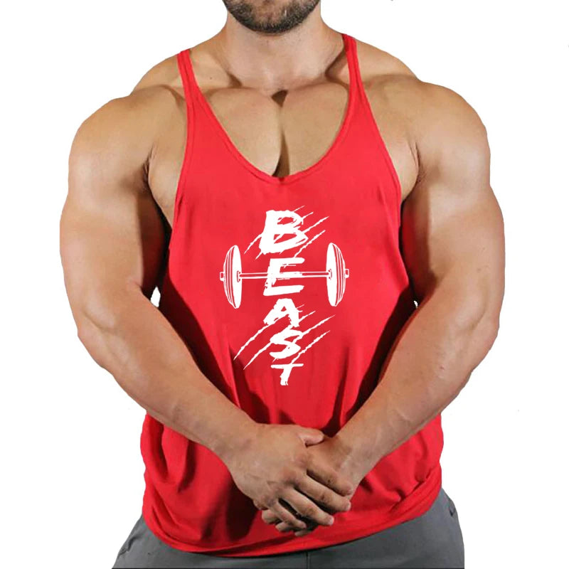 Men's Summer Cotton Fitness Tank Top