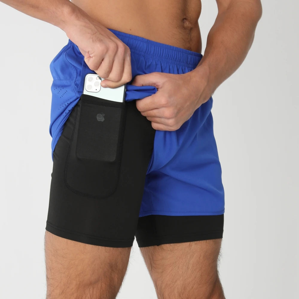 2025 Men's 2-in-1 Running Workout Shorts