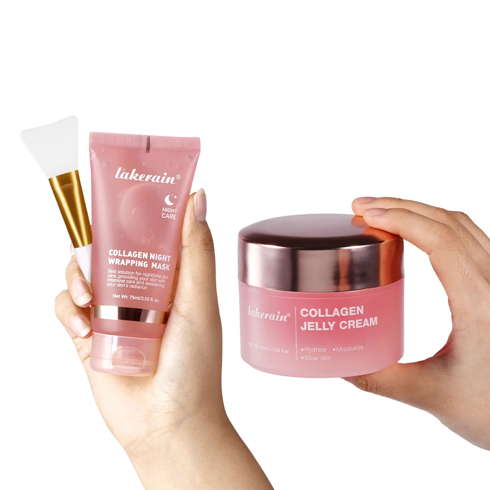 75ml Collagen Peel-Off Mask + 100g Jelly Cream – Firming & Hydrating Set