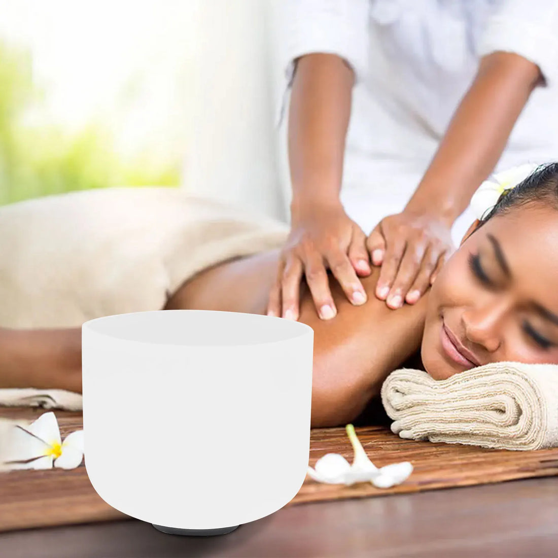 8" Quartz Crystal Singing Bowl – Meditation & Sound Healing Tool