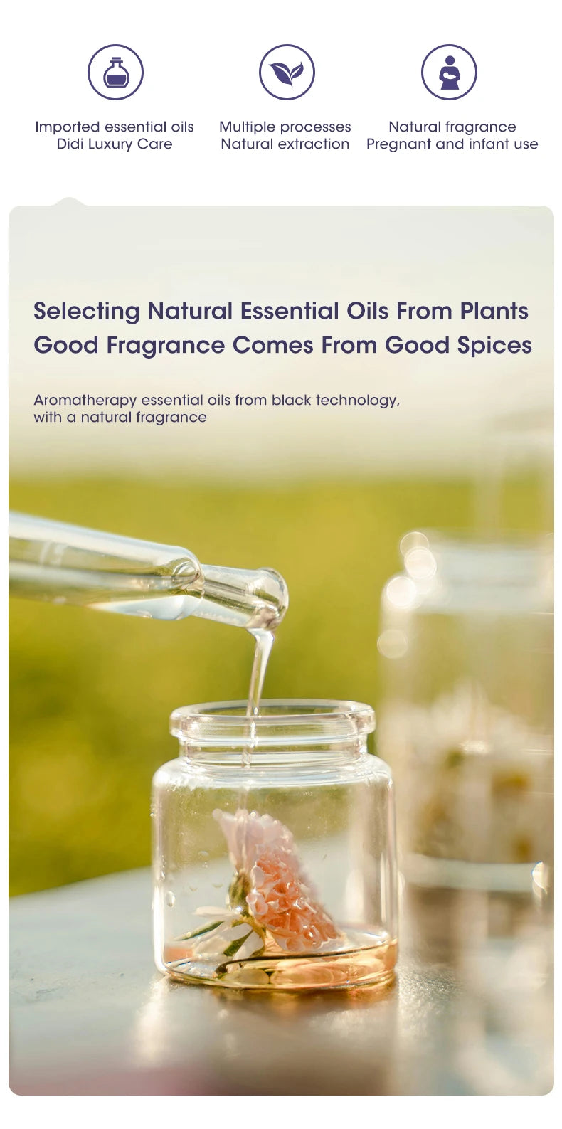 60㎡ Wall-Mounted Aromatherapy Diffuser – Air Purifier with Night Light