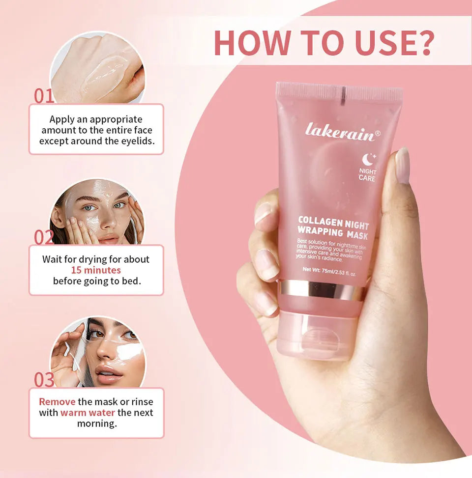 75ml Collagen Peel-Off Mask + 100g Jelly Cream – Firming & Hydrating Set