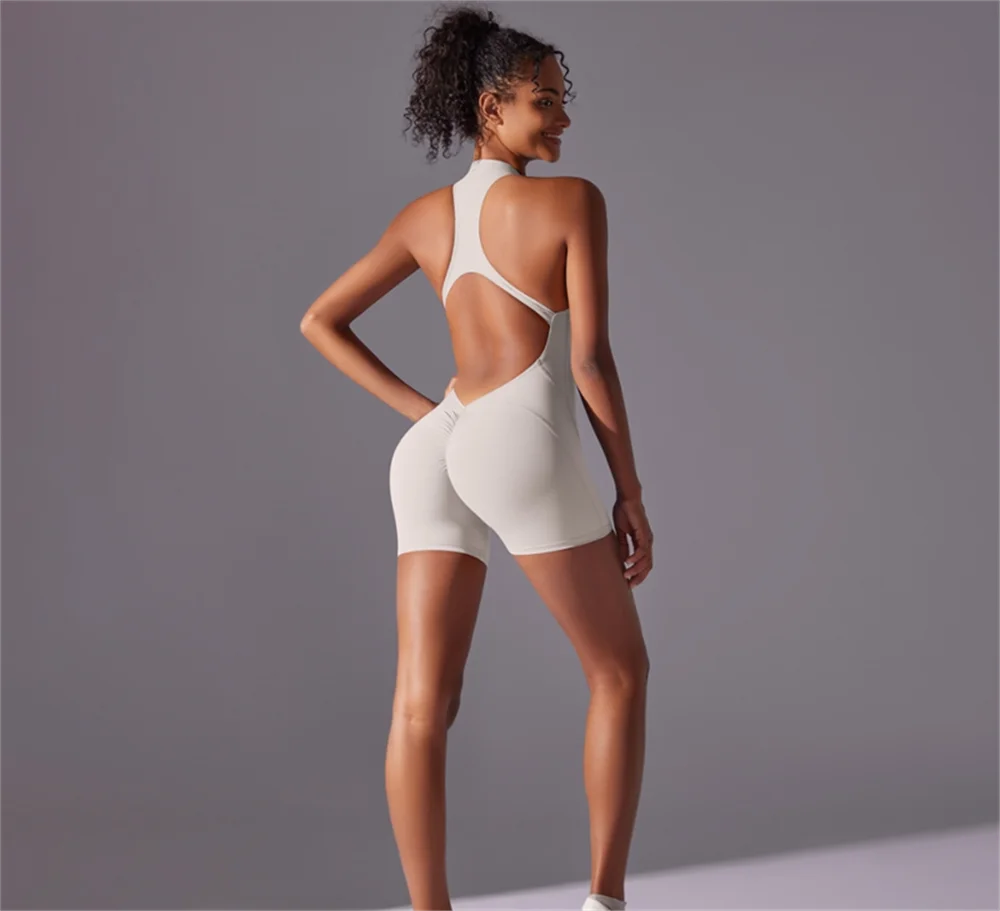 Women's High-Intensity Tight Sports Jumpsuit – Yoga & Fitness Suit