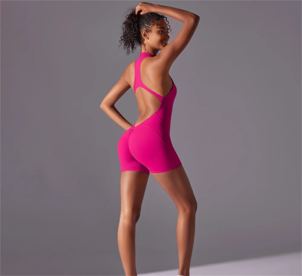 Women's High-Intensity Tight Sports Jumpsuit – Yoga & Fitness Suit