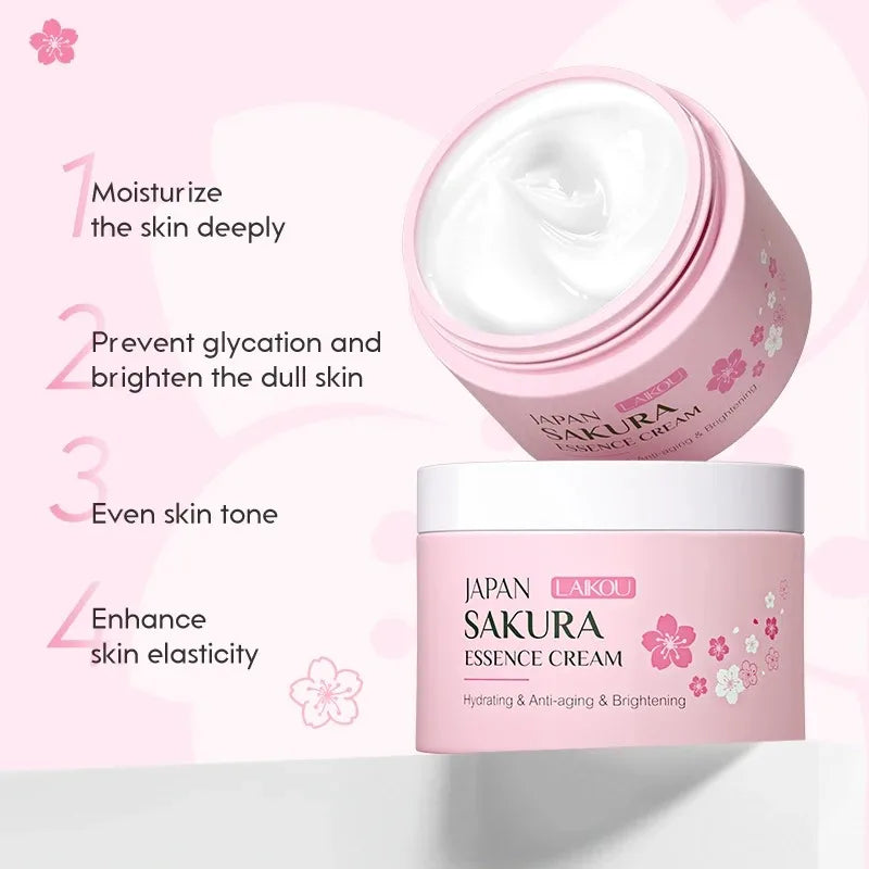 LAIKOU Sakura Essence Cream – Gentle Oil Control Moisturizer (25 g)