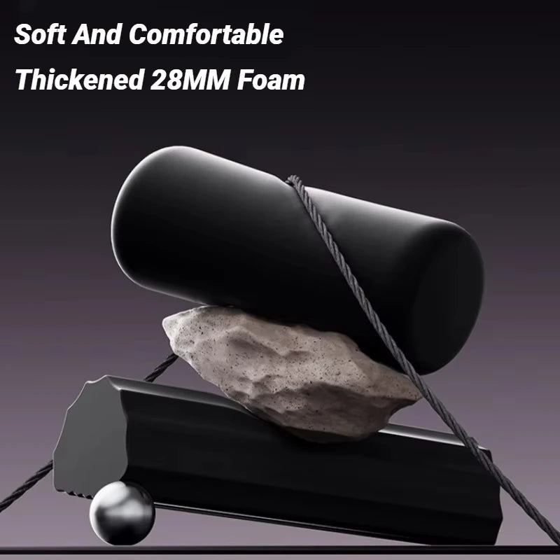 Adjustable Abdominal Sit-Up Equipment with Suction Cups & Ankle Support