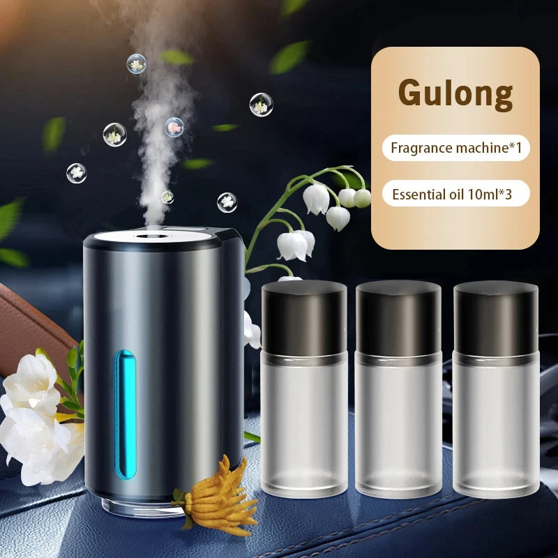 Car Electric Air Diffuser – Aromatherapy Mist & Odor Remover