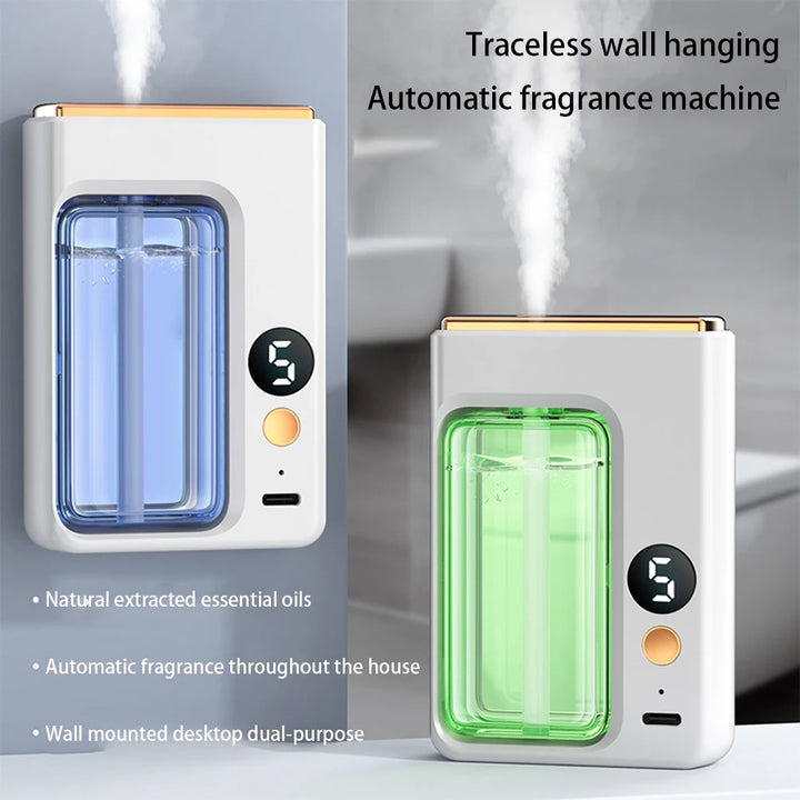 Automatic Car Aromatherapy Diffuser – Display & Jasmine Air Freshener
