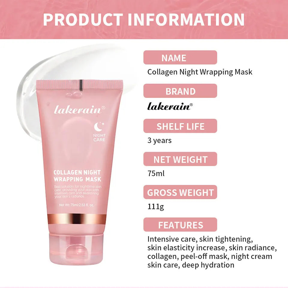 75ml Collagen Peel-Off Mask + 100g Jelly Cream – Firming & Hydrating Set