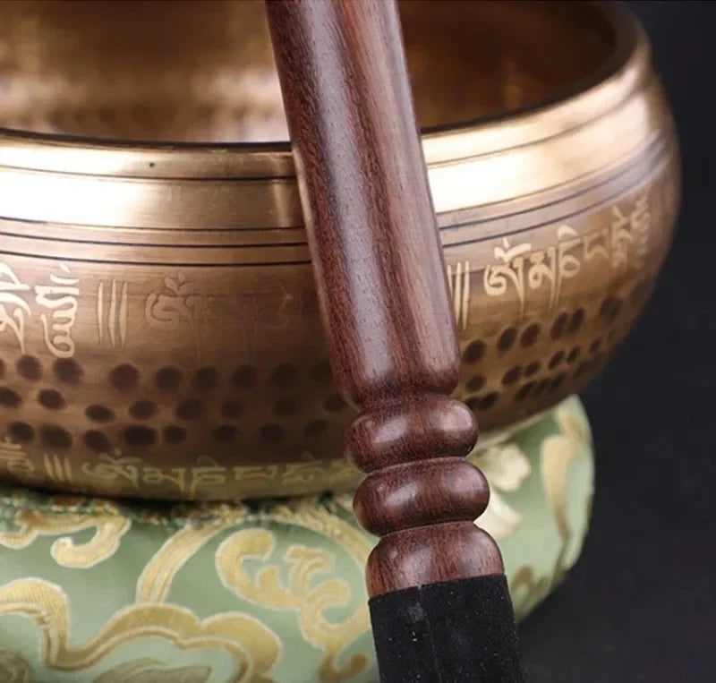 Nepal Bronze Tibetan Singing Bowl – Handmade Sound Therapy Instrument