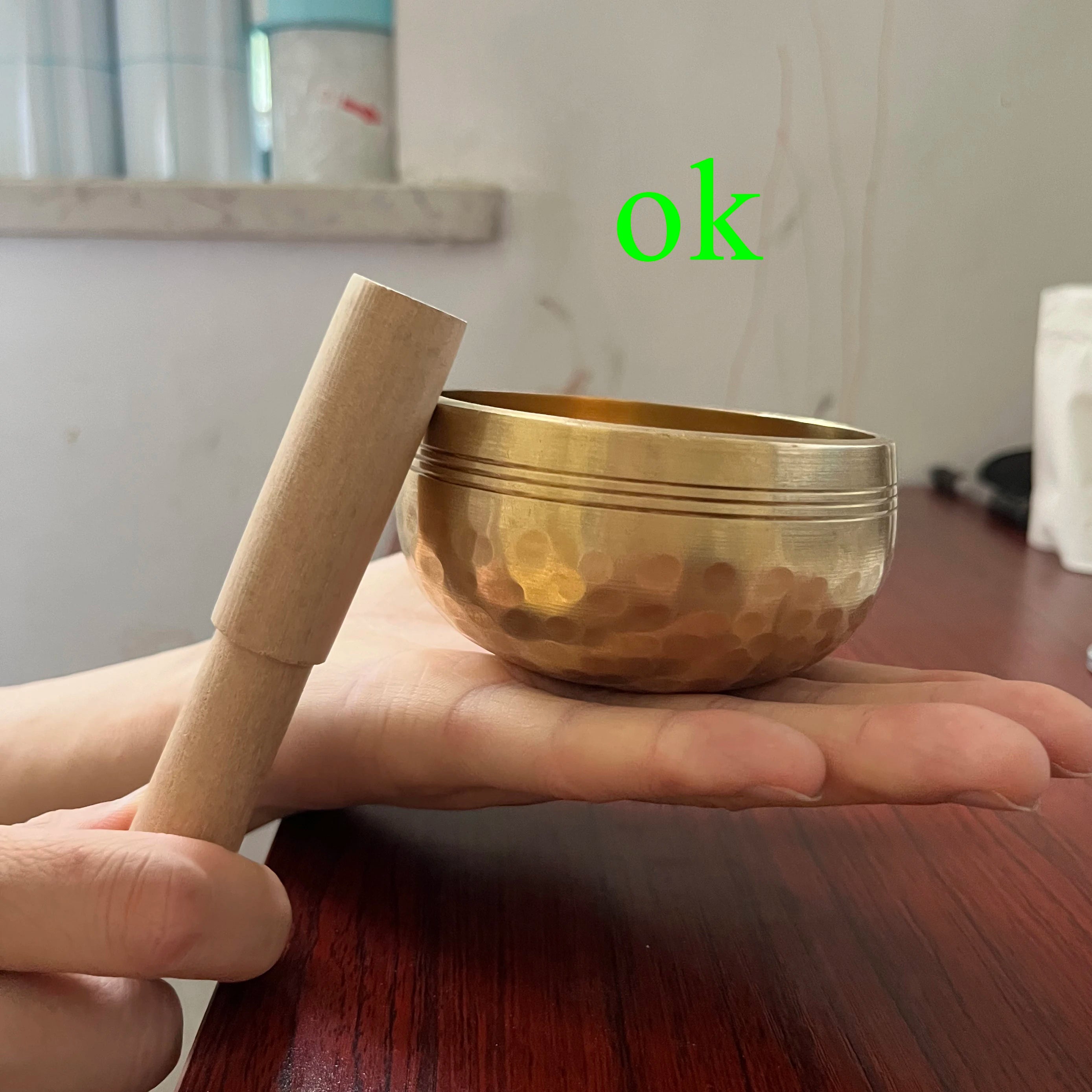 Tibetan Singing Bowl – Handmade Brass Meditation Chime