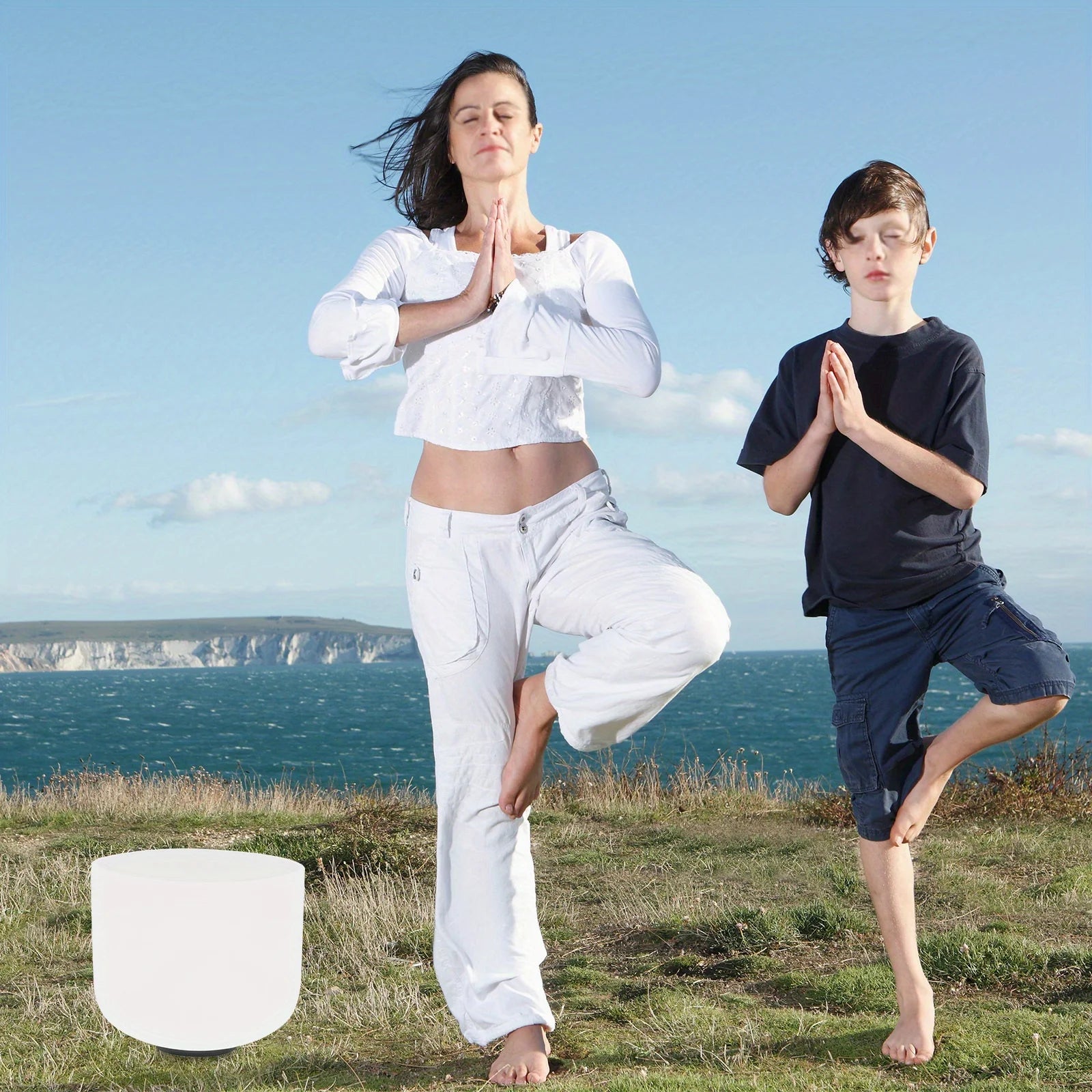 8" Quartz Crystal Singing Bowl – Meditation & Sound Healing Tool