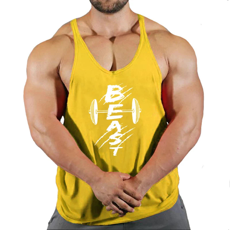 Men's Summer Cotton Fitness Tank Top