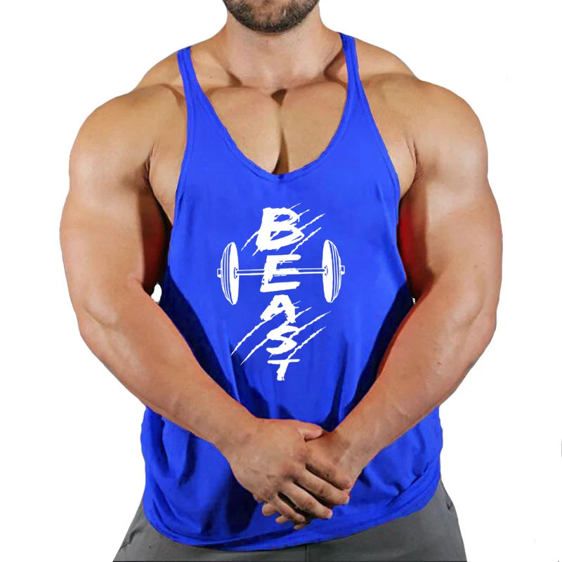 Men's Summer Cotton Fitness Tank Top