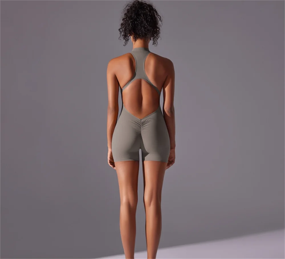 Women's High-Intensity Tight Sports Jumpsuit – Yoga & Fitness Suit