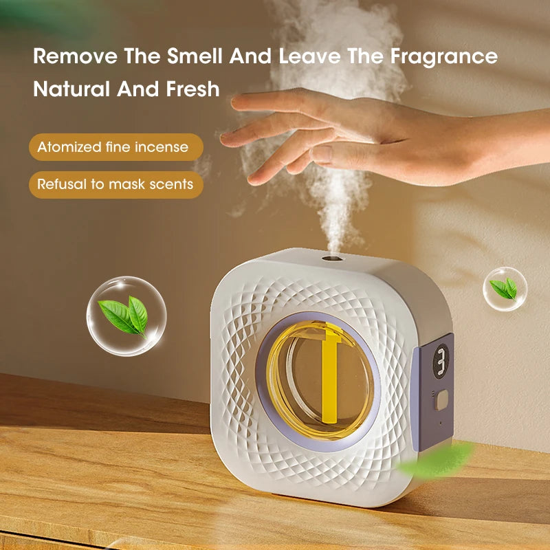 60㎡ Wall-Mounted Aromatherapy Diffuser – Air Purifier with Night Light