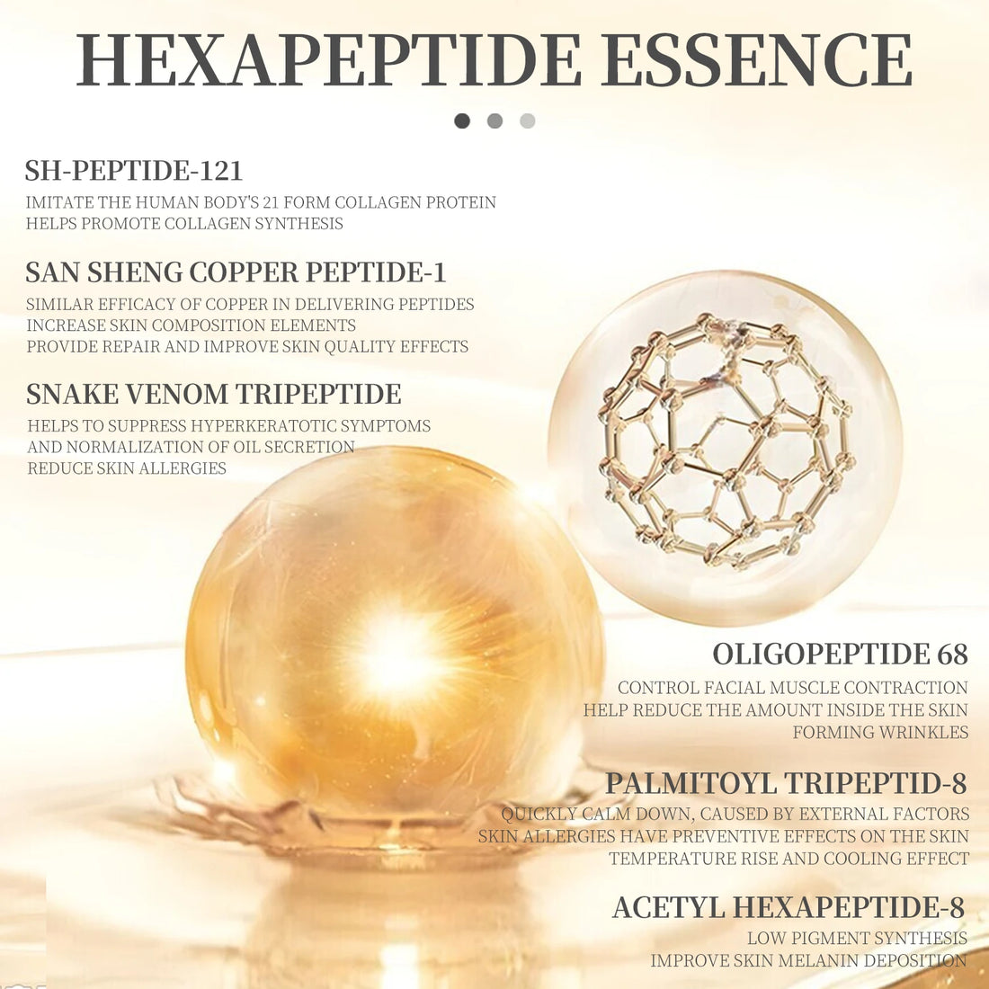 6 Peptide Collagen Skincare Set – Anti-Aging, Brightening & Moisturizing