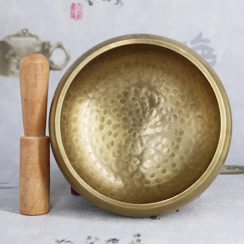 Tibetan Singing Bowl – Handmade Brass Meditation Chime