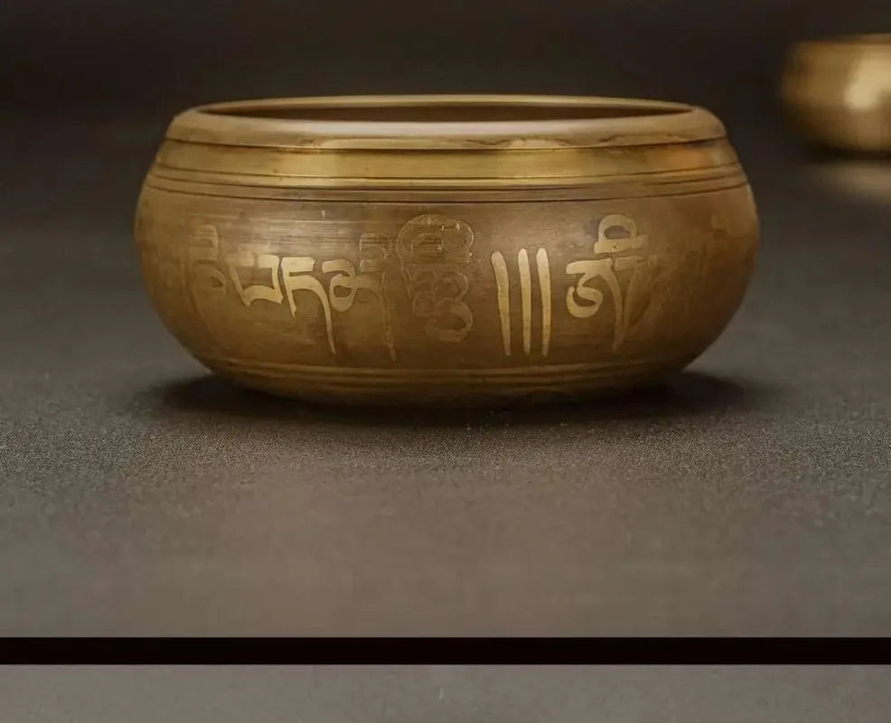 Large Tibetan Brass Singing Bowl – Handmade in Nepal