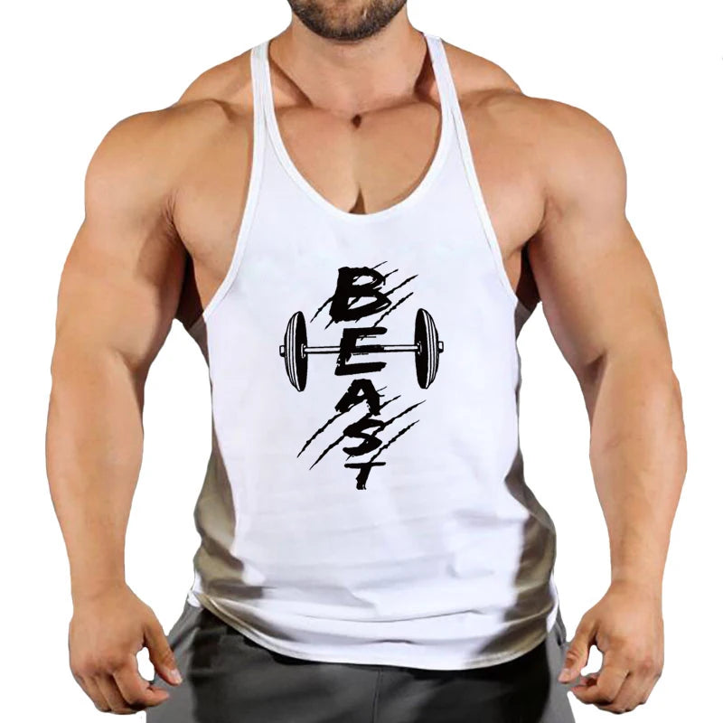 Men's Summer Cotton Fitness Tank Top