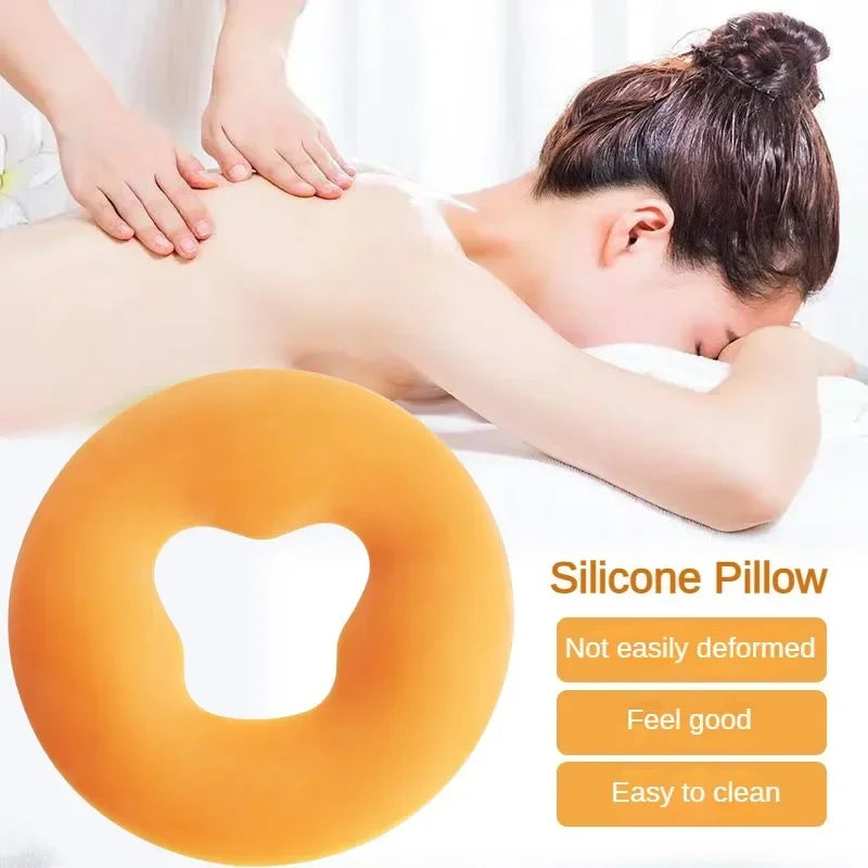 Soft Silicone Spa Massage Beauty Pillow Pad
