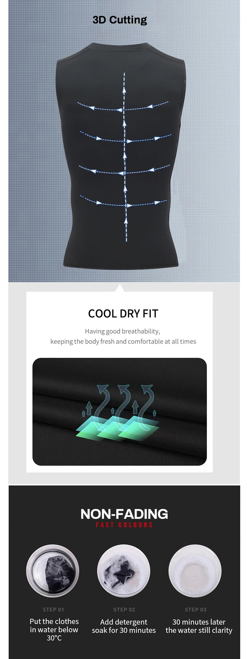 Men's Compression Sleeveless Gym Tank Top