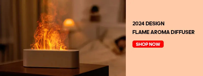 Kinscoter Flame Aroma Diffuser & Humidifier