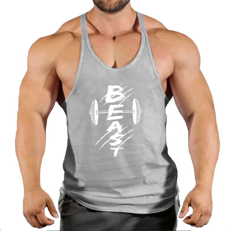 Men's Summer Cotton Fitness Tank Top