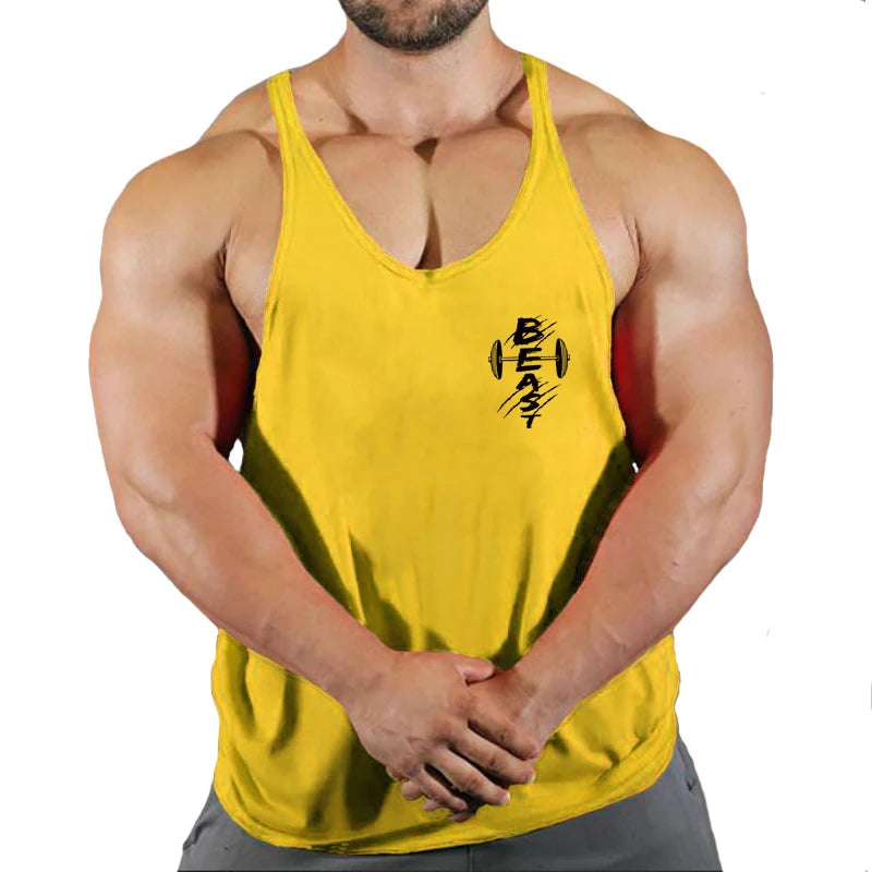 Men's Summer Cotton Fitness Tank Top