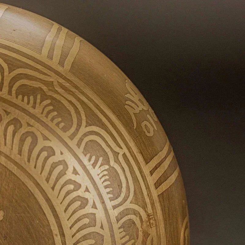 Large Tibetan Brass Singing Bowl – Handmade in Nepal