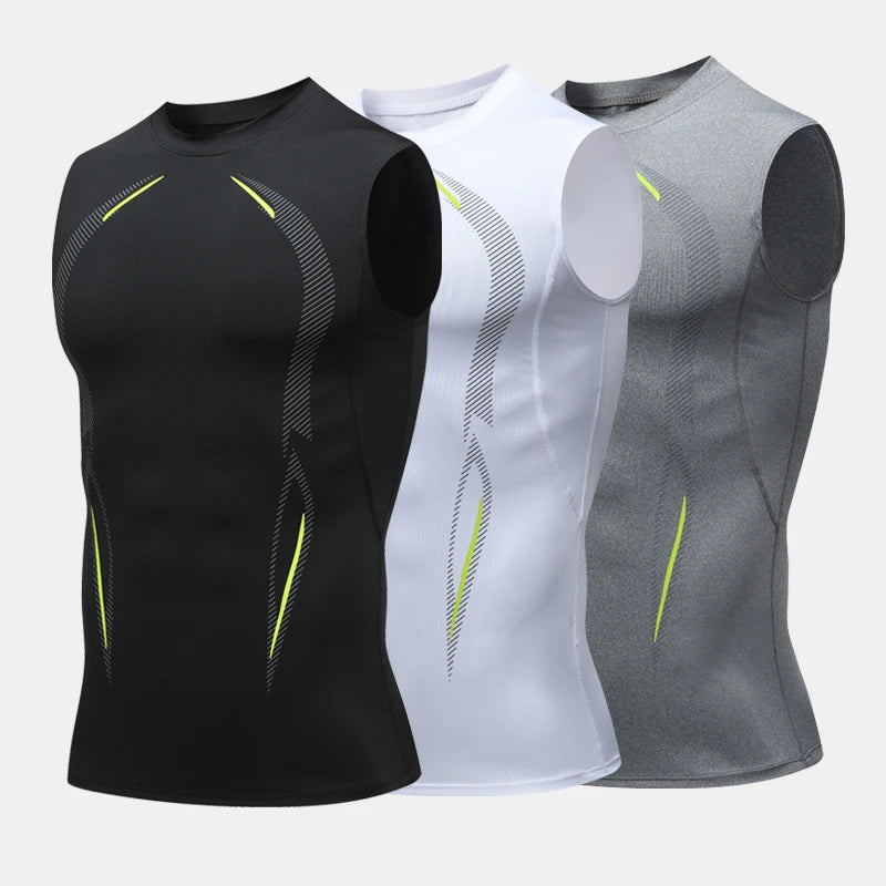 Men's Compression Sleeveless Gym Tank Top