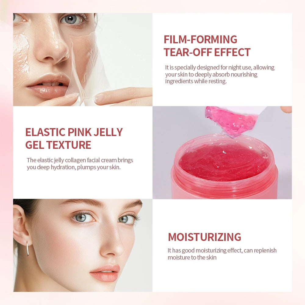 75ml Collagen Peel-Off Mask + 100g Jelly Cream – Firming & Hydrating Set