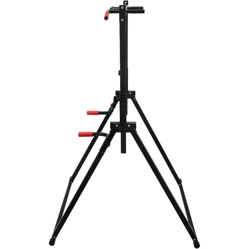 440 LBS Adjustable Free Standing Pull-Up & Dip Bar