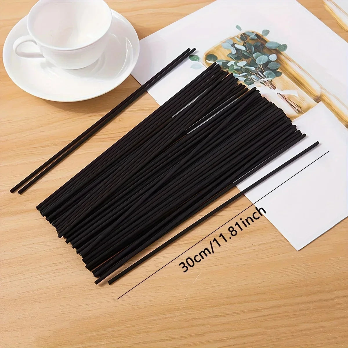 10/50pcs Fiber Diffuser Sticks – Aromatherapy Reeds for Home Fragrance