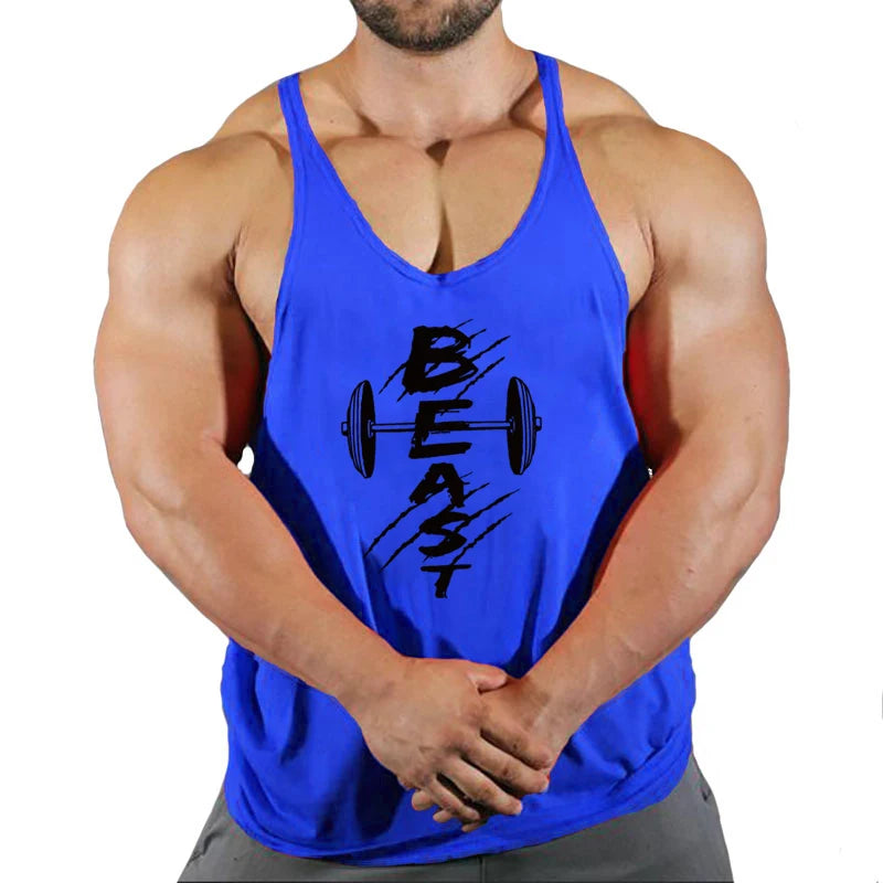 Men's Summer Cotton Fitness Tank Top