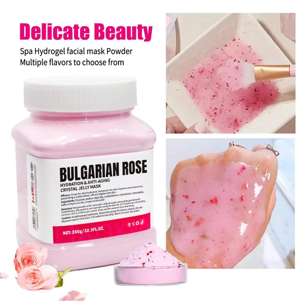 Professional Rose Jelly Face Mask – Hydrating Peel-Off Skincare
