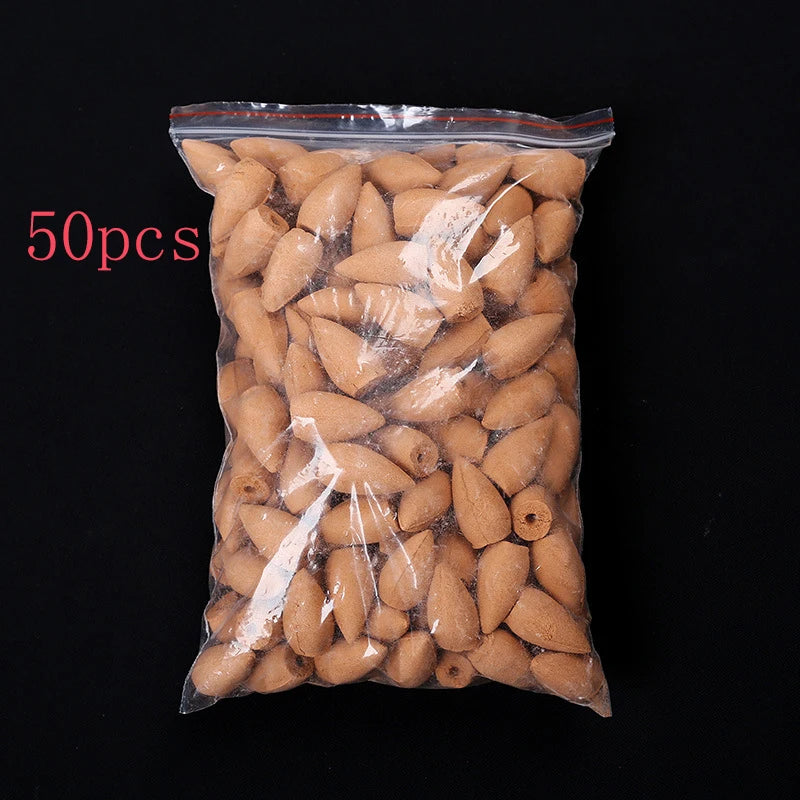 Mixed Backflow Incense Cones – Multi-Scented