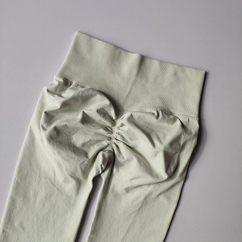 Seamless Women's V-Neck Bra & Leggings Fitness Yoga Set