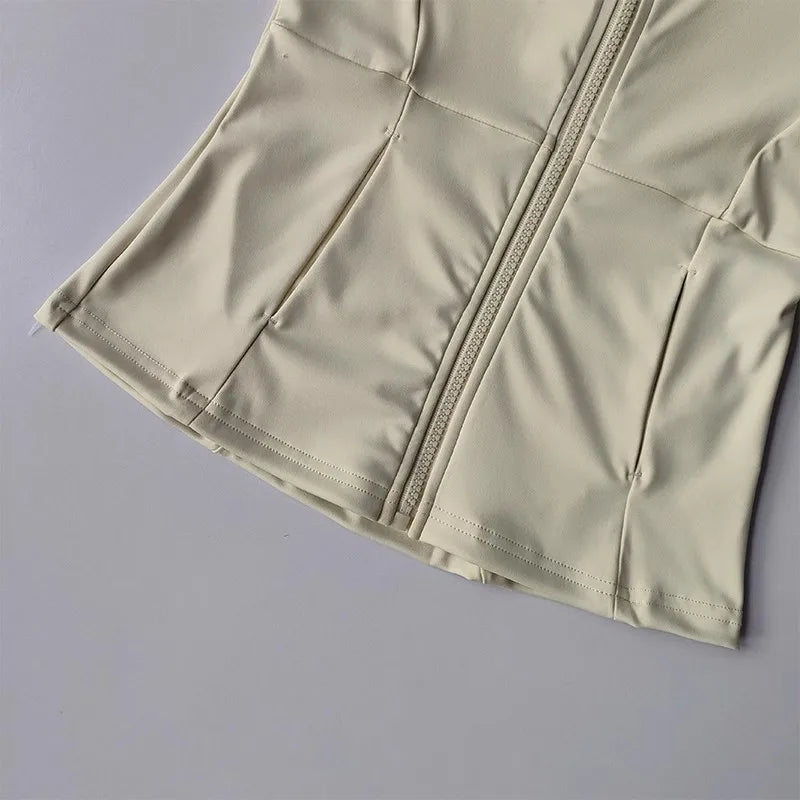 Women's Slim Fit Yoga Fitness Jacket – Quick-Dry Long Sleeve Sport Top